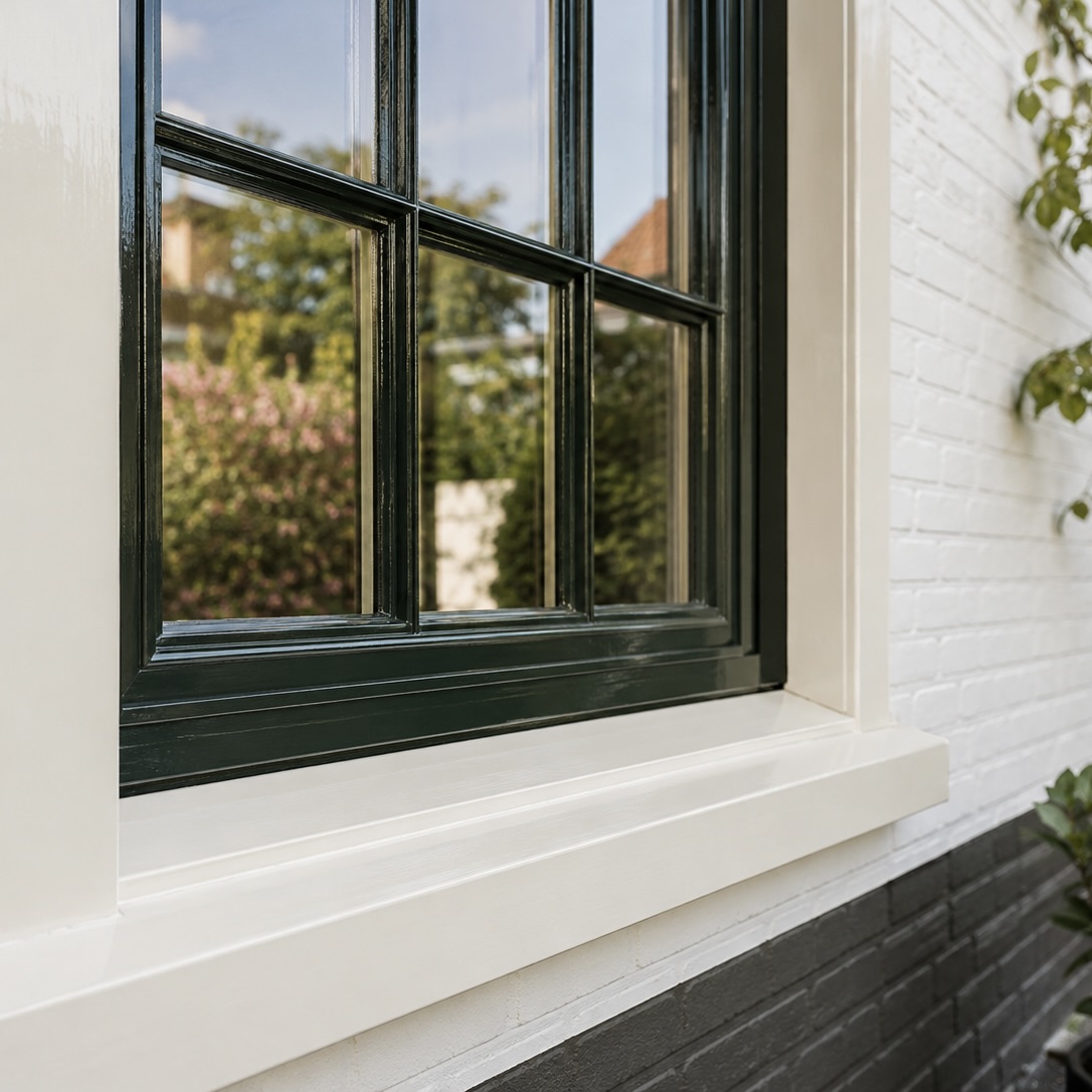 Schilder bij binnenschilderwerk